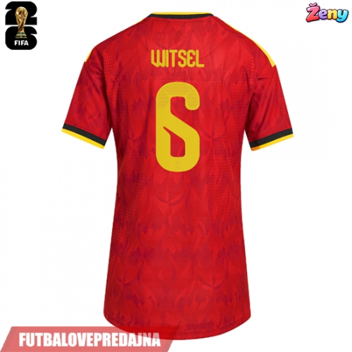 Lacne Ženy Futbalové dres Belgicko Axel Witsel #6 MS 2026 Krátky Rukáv - Domáci